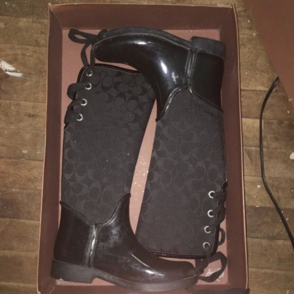 Coach rain boots - Picture 2 of 3